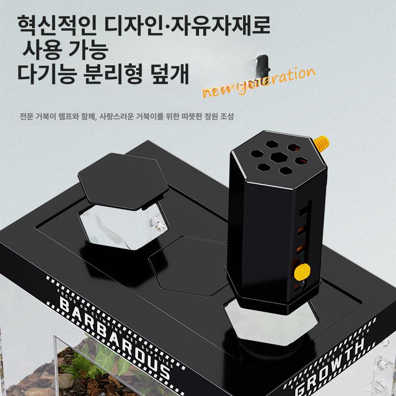거북이 일광욕대 사육장 장식품 휴식대 계단형 플랫폼 20cm 소형 거북이 선룸 - 상세 이미지 3