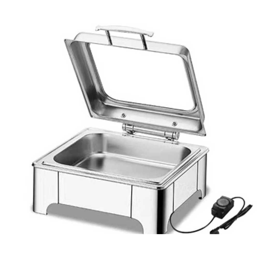 보온팬 호텔 뷔페 스테인리스 유압식 가열 냄비 워머 1칸 - 상품 이미지