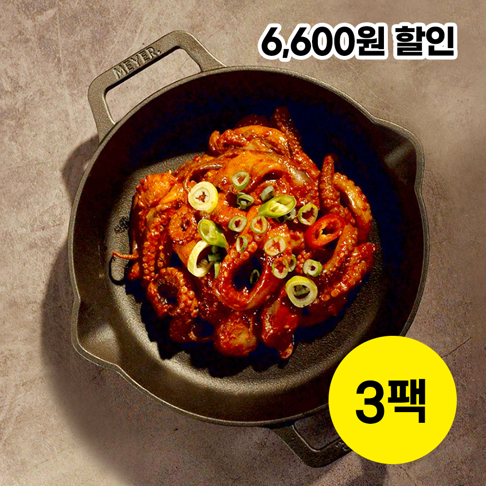 [매운맛] 17년 전통의 오라방 쭈꾸미 500g, 3개 - 상품 이미지