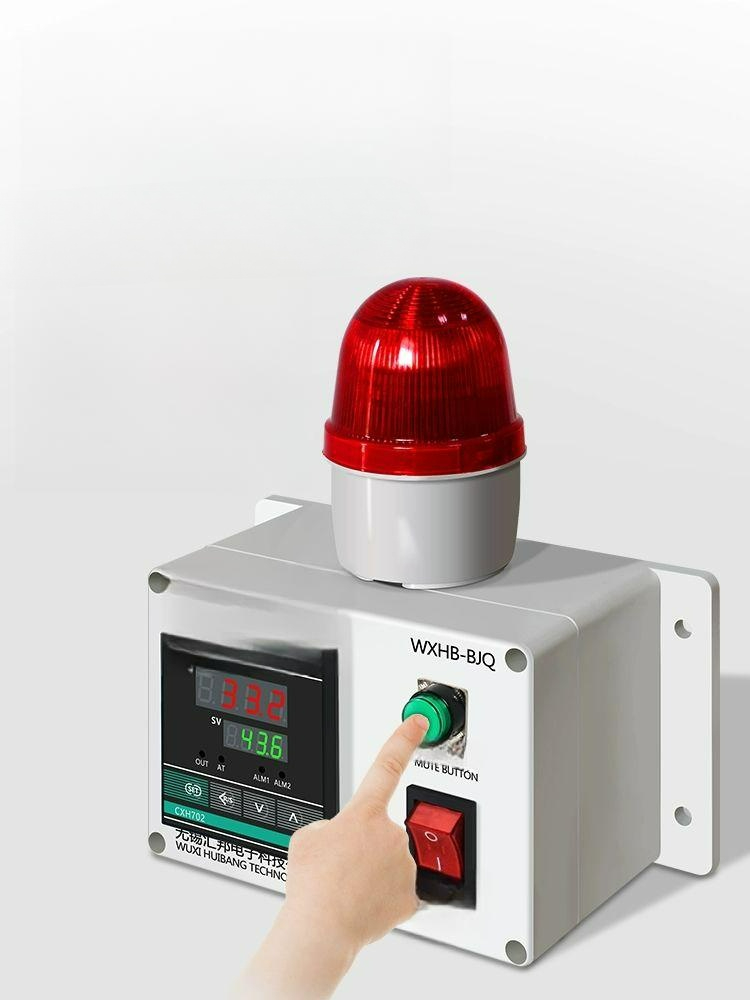 이상 온도 모니터링 물 센서 경보기 고온 냉장고 110dB 0-400도 프로브 A - 상품 이미지