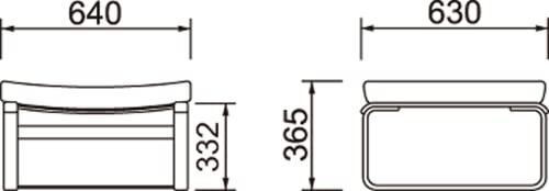 텐도목공 스툴 M-0553WB-NT 시트: S0199 프레임: 화이트 비치 (내추럴)