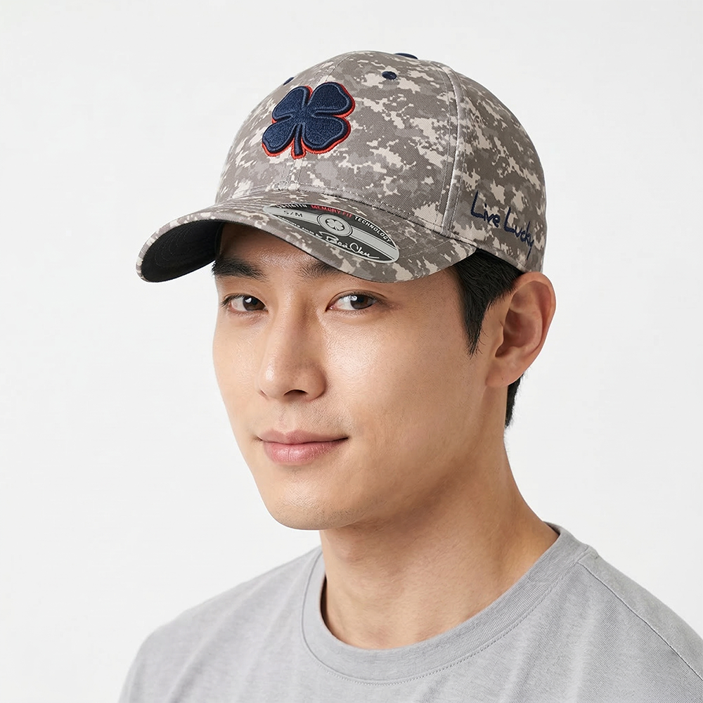 블랙클로버 남자 골프 카모 모자 BC프리덤1 - 상품 이미지