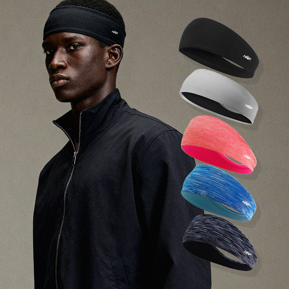 HNF 스포츠 운동 헤어밴드 축구 테니스 러닝 배드민턴 땀 흡수 운동러 솔직 후기 | 실사용 리뷰 - 대표 이미지