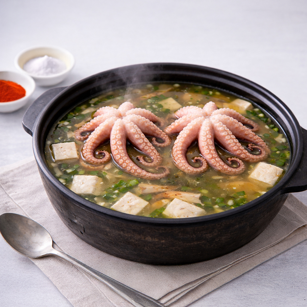 손질 통 왕낙지 냉동 내장제거 통낙지 4미, 200g, 4개 - 상세 이미지 3