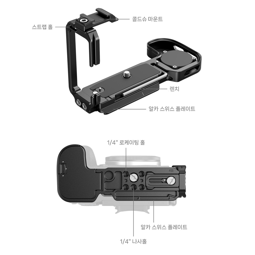 스몰리그 5962 캐논 EOS R6 Mark III / R6 Mark II L플레이트 - 상세 이미지 4