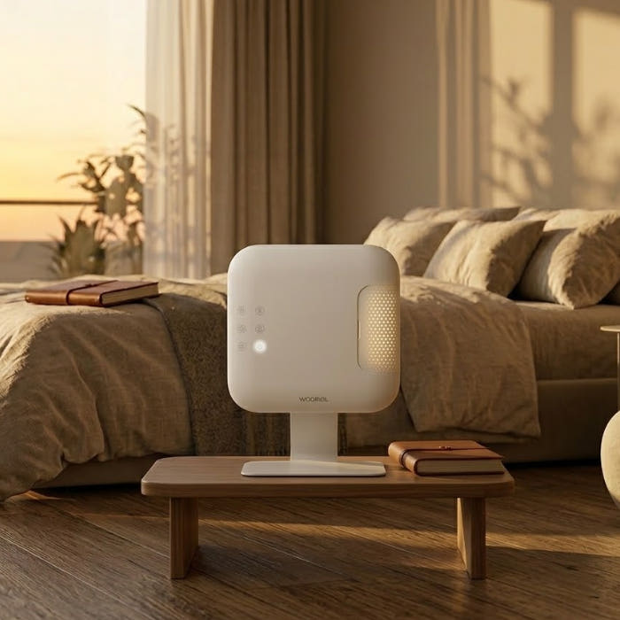 루안 공기청정기 작은방 설치 이미지