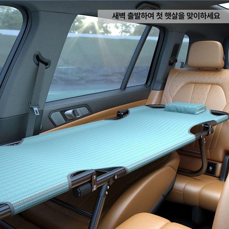 차량용 침상 평탄화 카니발 침대 매트 스타렉스 야전 블루 - 상세 이미지 5
