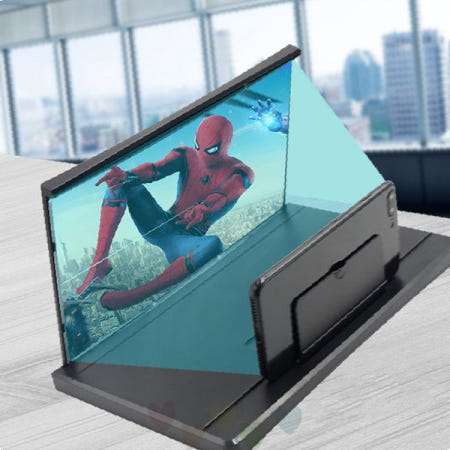 휴대용 화면 확대경 영상 시청 보조 거치 스탠드 접이식 렌즈 영화 감상 독서