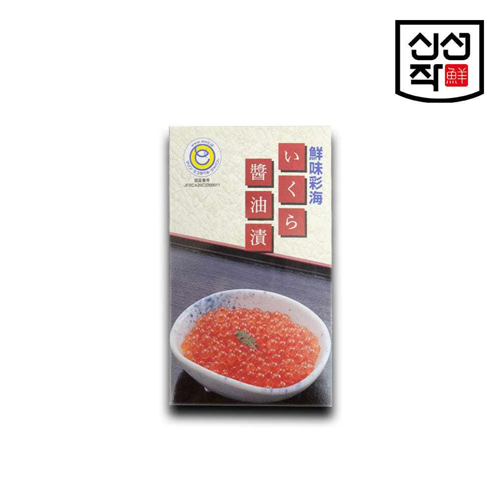 [북해도 교렌] 일본산 간장절임 연어알 100g (중) 첨연어알 - 상세 이미지 2