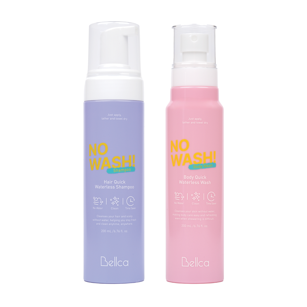 벨카 물없이 쓰는 샴푸 + 바디워시 2종 퀵 워터리스 비건 임산부 약국 200ml 이미지 1