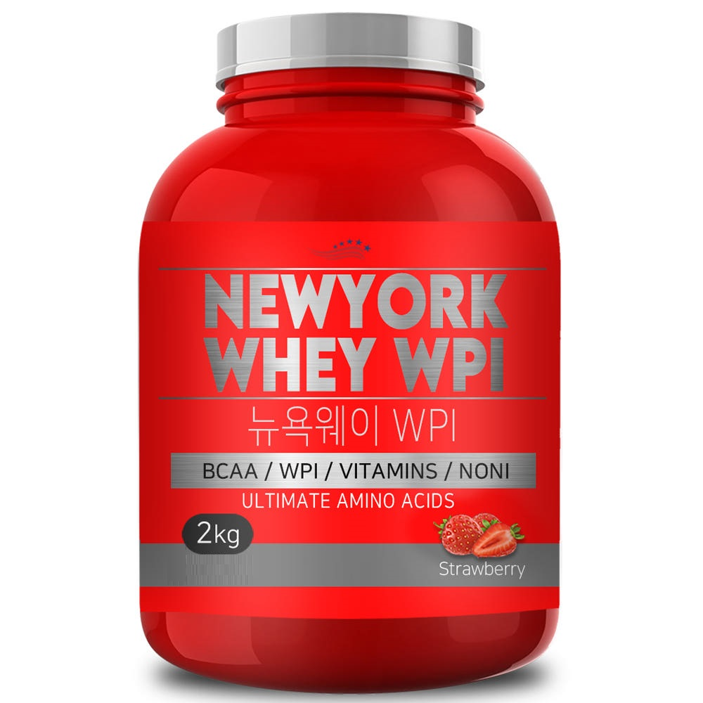 유당제로 뉴욕웨이 WPI 딸기맛 2kg 단백질보충제 프로틴 제품 이미지