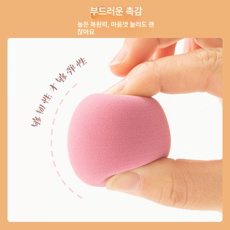 물방울 모양 퍼프 메이크업 스폰지 블렌딩 페이 똥퍼프 - 상세 이미지 4