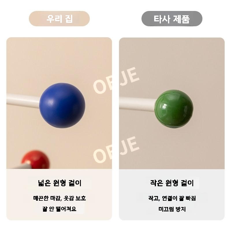 스탠드옷걸이 튼튼한 이동식행거 드레스룸 시스템행거 조립식 철제 - 상세 이미지 5