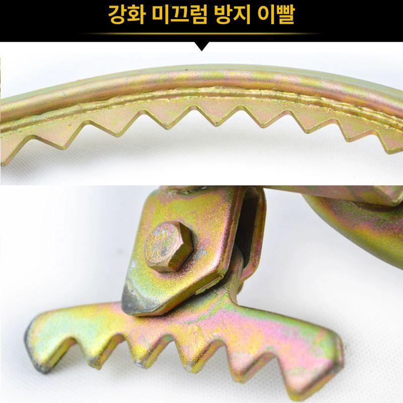 작업용 나무타는공구 등목기 신발벨트 승족기 아이젠 등반 가죽 벌목 따기 싱글 동반 - 상세 이미지 3