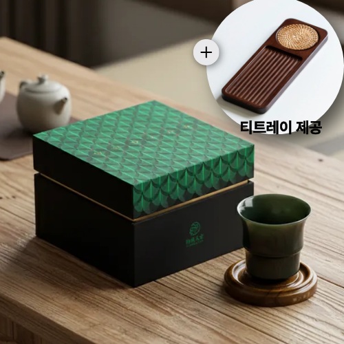 술잔 옥찻잔 대나무 옥잔 선물용 감성 사케잔 다기 대나무 비즈니스 세트 - 상품 이미지