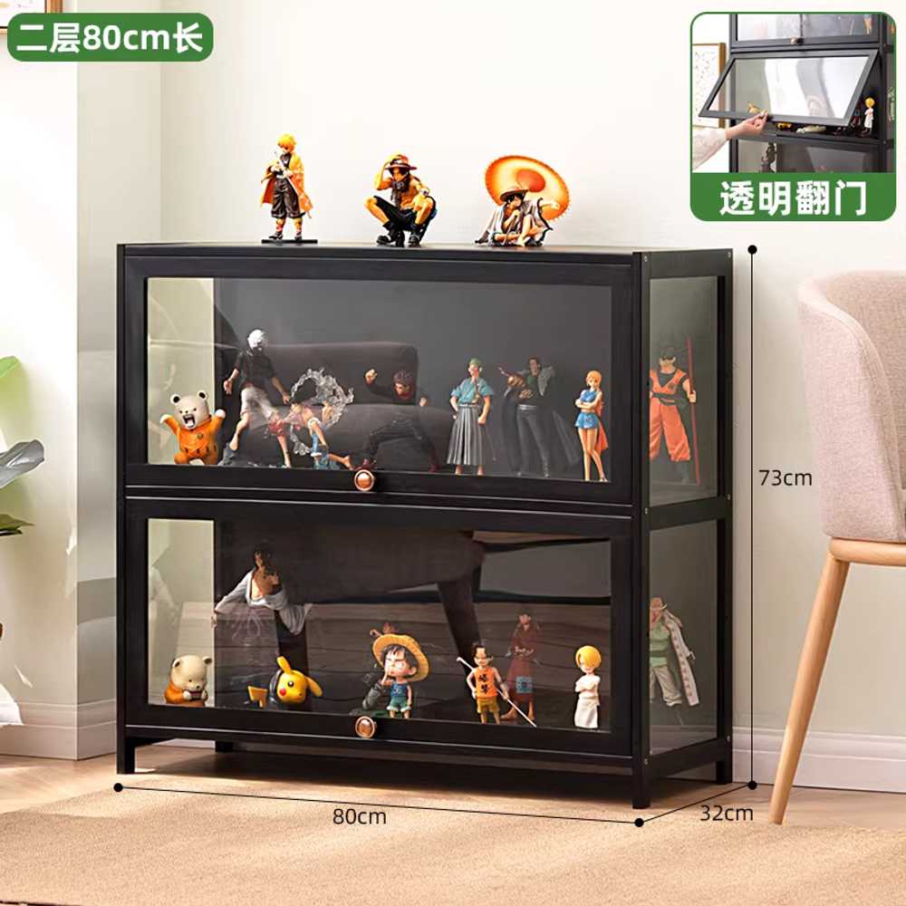 레고진열장 아크릴 장식장 피규어 진열대 대형 케이스 60x32cm 3단 / 3면 투명 방진 이미지 7