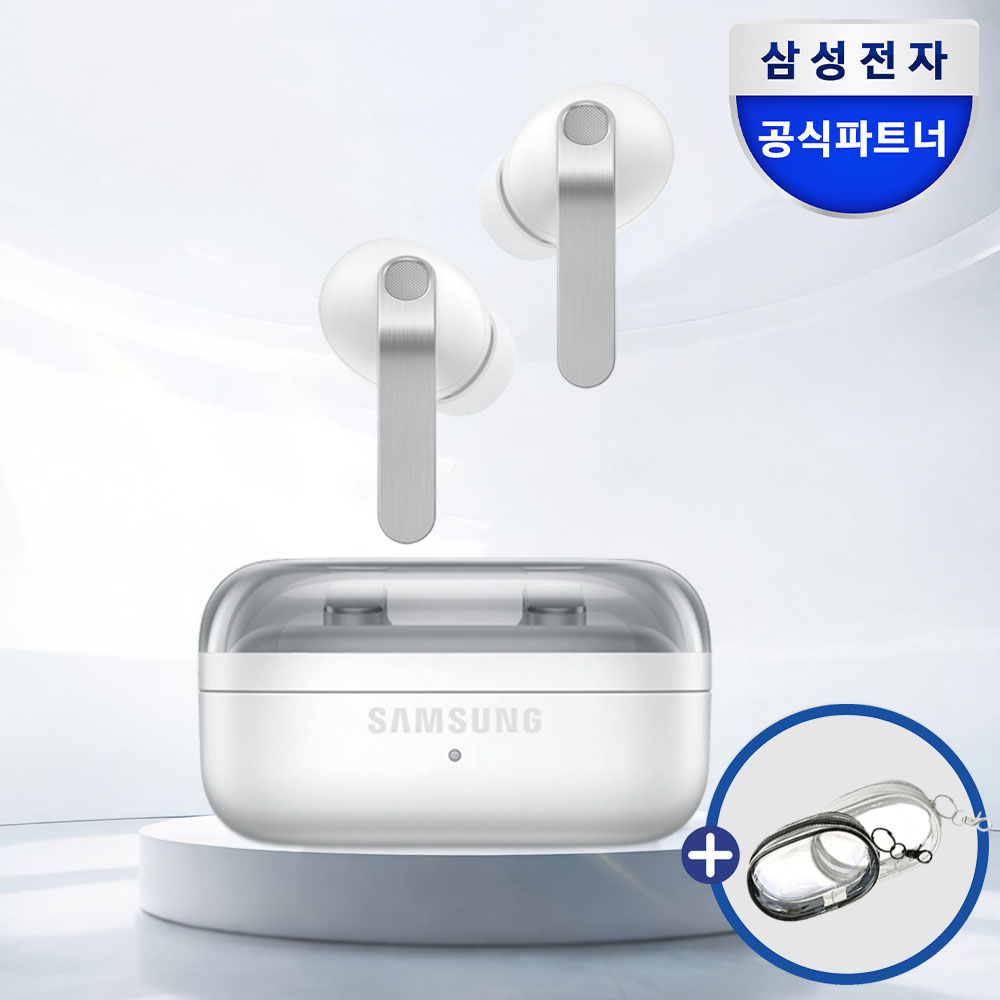 [공식] 삼성 갤럭시 버즈4 프로 무선 블루투스 이어폰 SM-R640 화이트 제품 이미지
