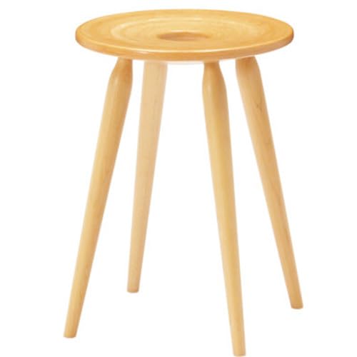 텐도목공 링 스툴 T-3195WB-NT 화이트 비치/메이플 (내추럴) 판좌