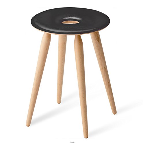 텐도목공 링 스툴 블랙 S-3165 MP-NT V0199