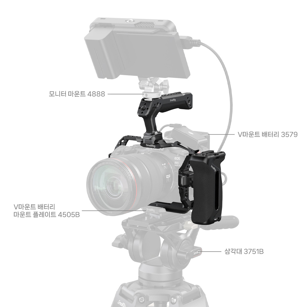 스몰리그 5960 캐논 EOS R6 Mark III / R6 Mark II 케이지 키트 이미지 6