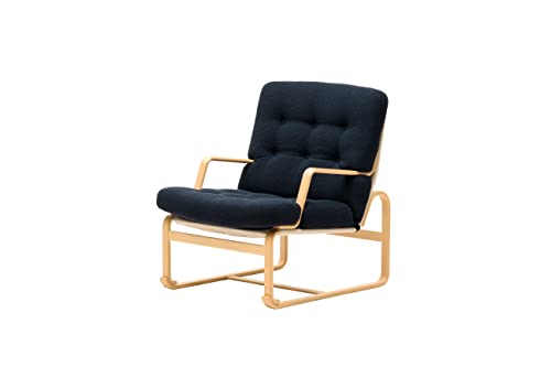 텐도목공 이지 체어 M-0571WB-NT 패브릭: D0659 프레임: 화이트 비치(내추럴)