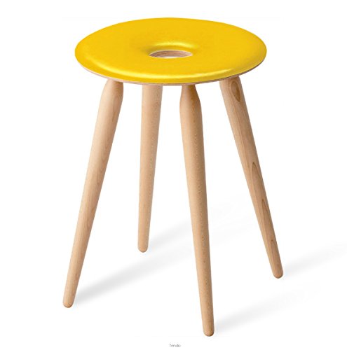 텐도목공 링 스툴 옐로우 S-3165 MP-NT V0135