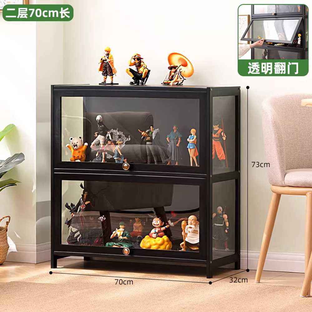 레고진열장 아크릴 장식장 피규어 진열대 대형 케이스 60x32cm 3단 / 3면 투명 방진 이미지 8
