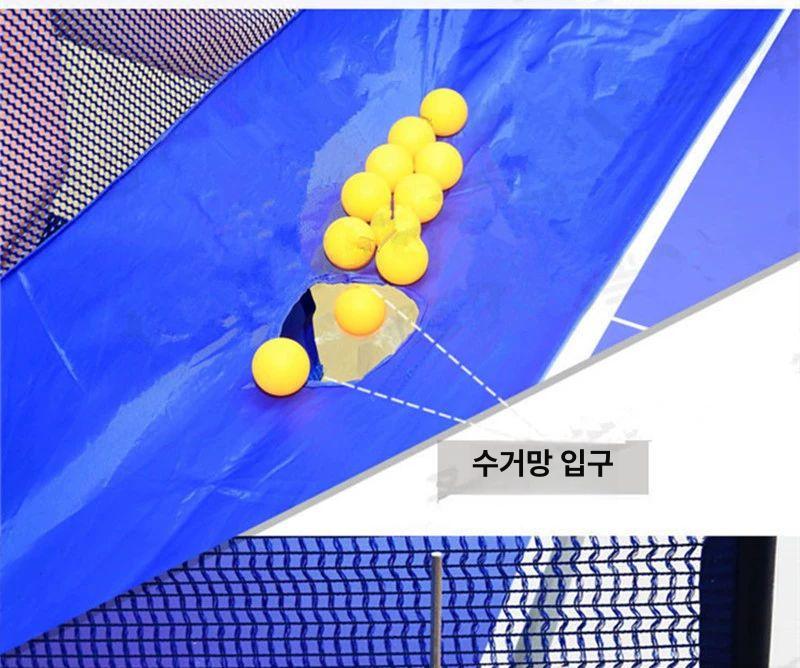 혼자 탁구 장 그물 연습 네트 망 세트 훈련 테이블탑 볼 수집망 - 상세 이미지 5