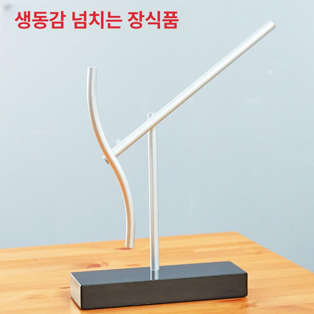 데스크 모빌 장식 진자운동 무중력 키네틱 아트 소품 멍때리기 탁상 무한동력 인테리어소품 - 상세 이미지 2