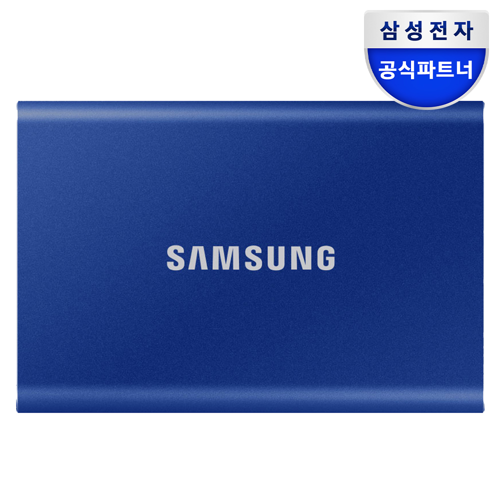 삼성전자 삼성 포터블 외장 SSD T7 (정품) 파우치 1TB, 블루 상품 이미지