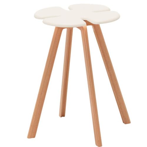 텐도목공 스툴 T-3140MD-WA 화이트비치 화이트 적층 사양 [텐도목공]