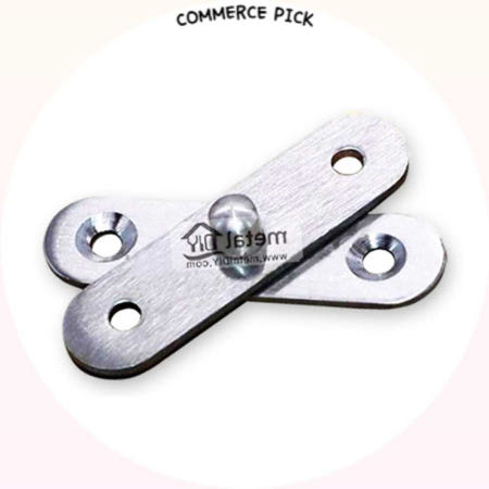 스텐 피벗 경첩 중앙 타입 도어 회전축 부속 CB 커머스픽301