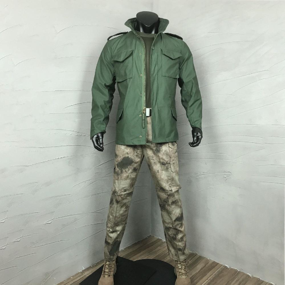 자켓 아웃도어 필드자켓 오리지널 유틸리티 미군야상 M65 크기 M 녹색(라이너 없음) - 상품 이미지