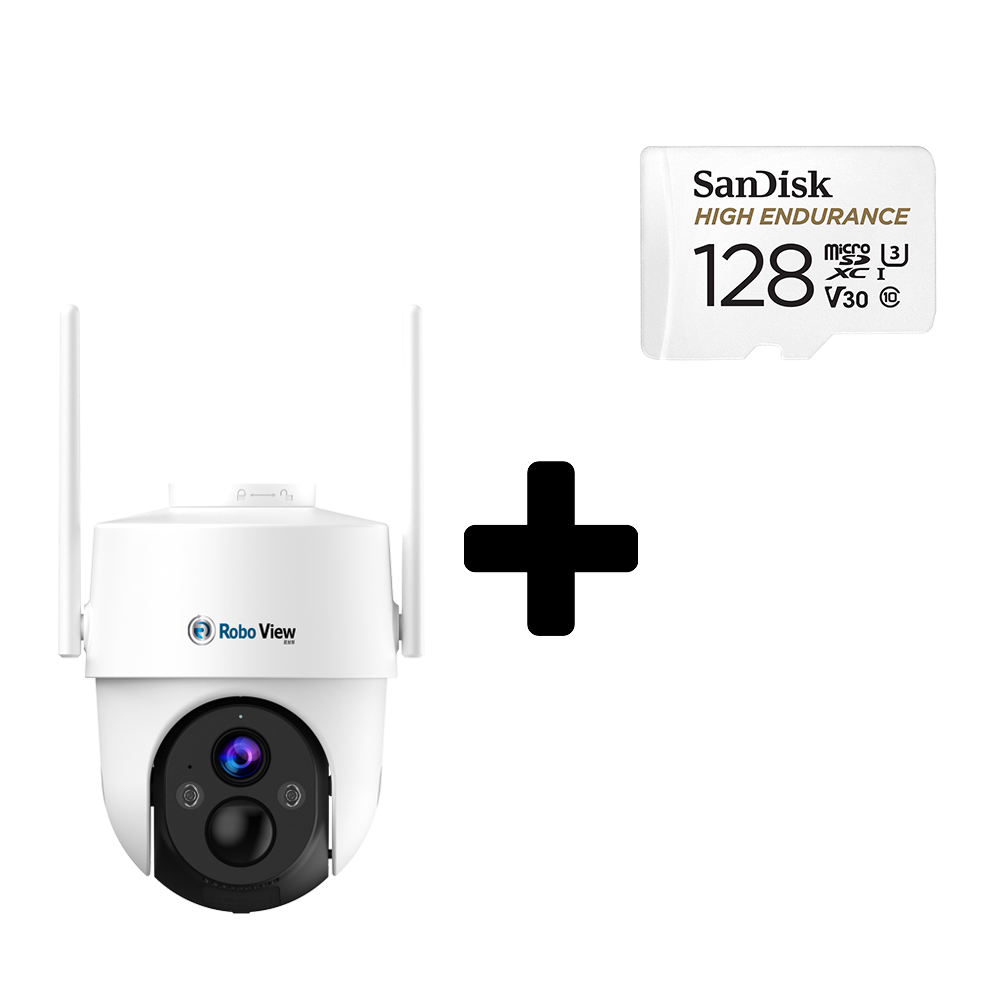 글로벌아이넷 로보뷰 S11+128GB 4G LTE 상시녹화 CCTV 무선 배터리 이동식 - 상품 이미지