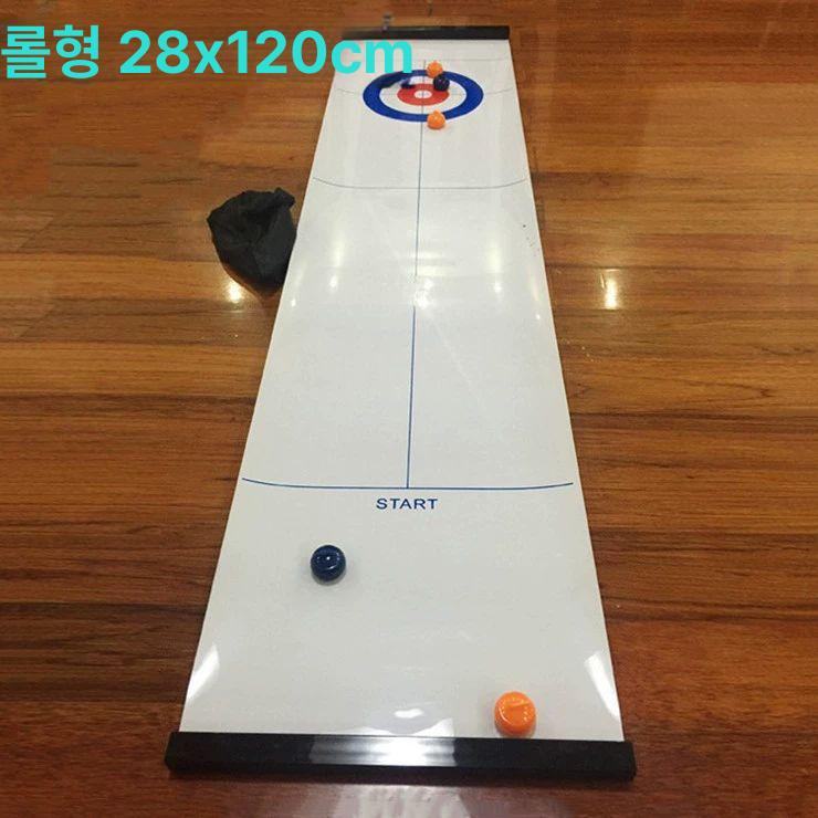 공동 학습 미니 스톤 컴팩트 가족 컬링게임기 보드게임 보드 샌드볼 2-in-1 - 상세 이미지 4