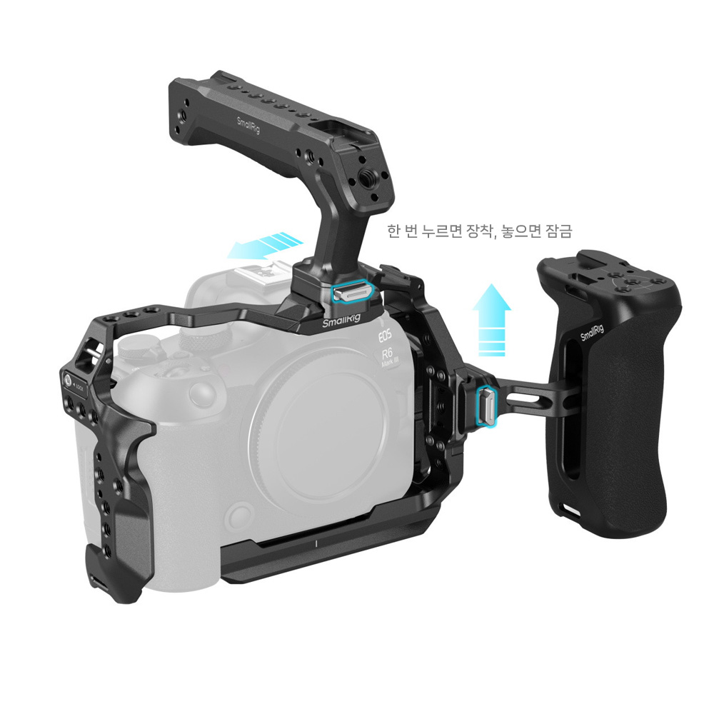 스몰리그 5958 캐논 EOS R6 Mark III / R6 Mark II 케이지 키트 호크락 - 상세 이미지 4