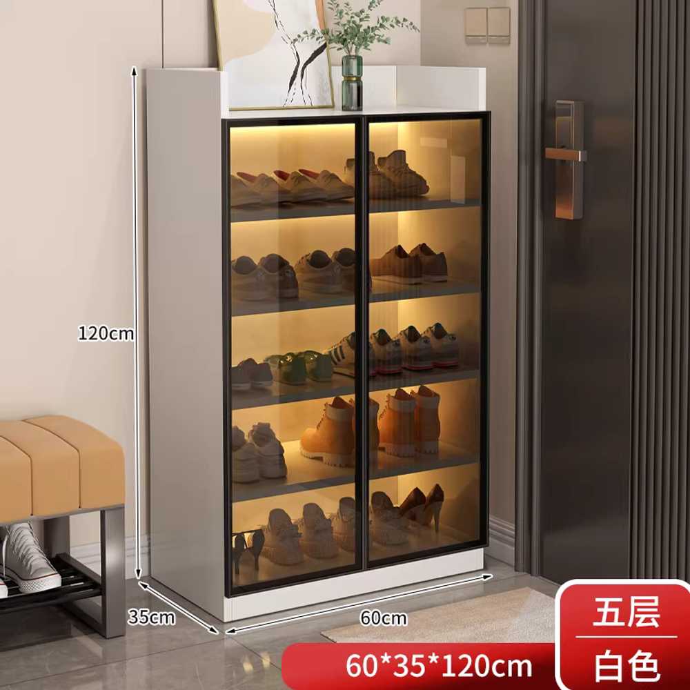 슈드레서 건조 살균기 슈스타일러 운동화 신발장 장화 60x35x90cm 2도어 화이트 이미지 8