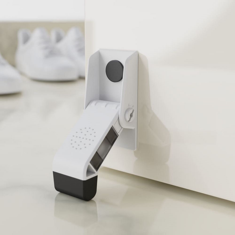 무타공 도어스토퍼 현관 말발굽 반자동 힙톡