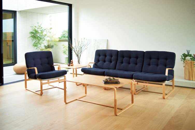 텐도목공 스툴 M-0553WB-NT 시트: S0199 프레임: 화이트 비치 (내추럴)