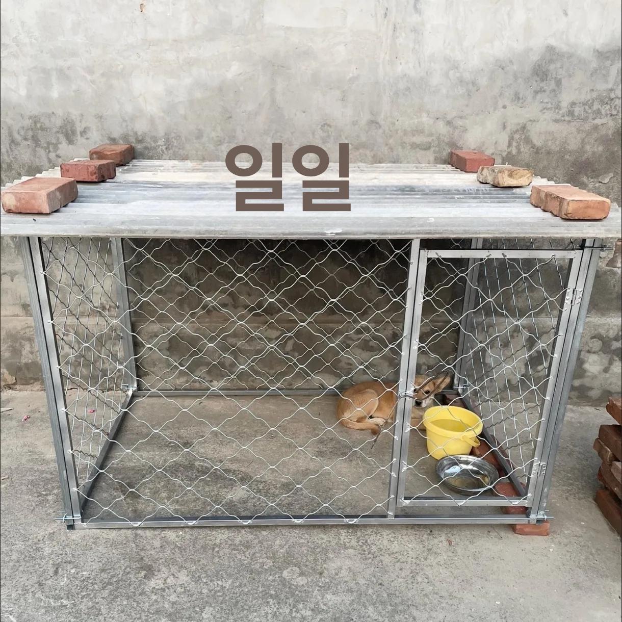대형 울타리 철제 마당 정원 덩굴 강아지 넝쿨지지대 길이 1.5m/너비 1m/높이 1m 녹 방지 방부 손상 보상 상단 없음 하단 없음 - 상세 이미지 4