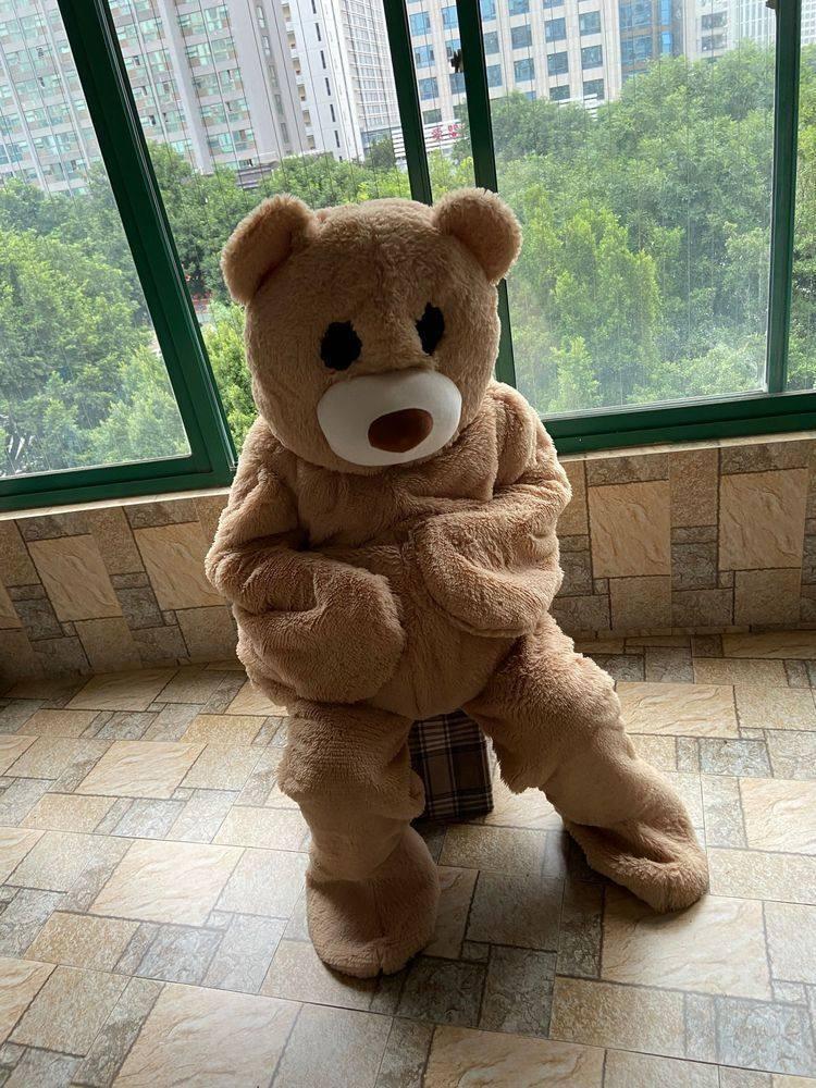 인형탈 복장 코스프레 행사용 의상 할로윈 옷 곰인형 테디베어 스몰 155-165cm - 상품 이미지
