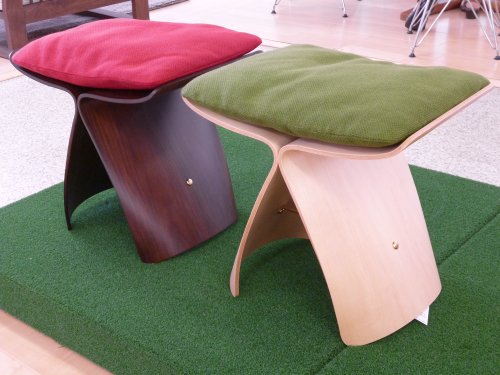 텐도목공 버터플라이 스툴 전용 쿠션 S-0048AA-AA 그린