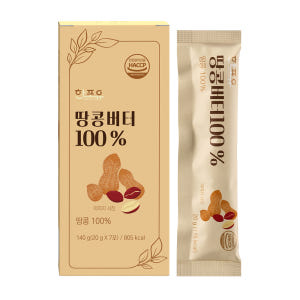 한포유 짜먹는 피넛버터 땅콩버터 100% 스틱 20g, 7포, 1개 맛있게 먹은 솔직 후기 - 상품 이미지 2