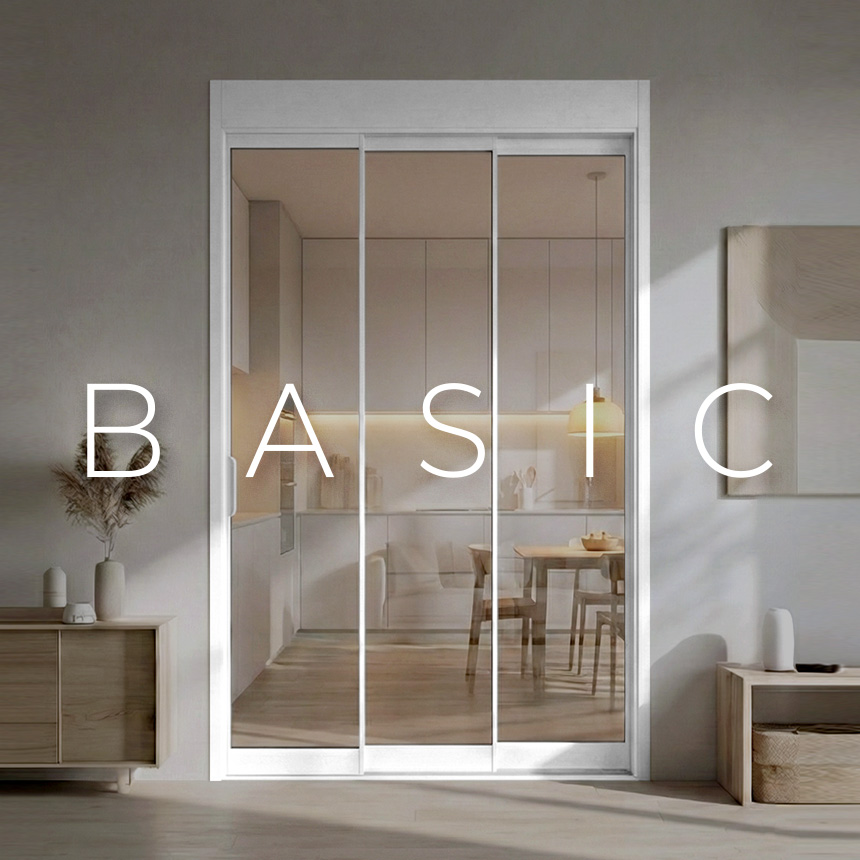 현관중문 슬라이딩 3연동중문 아파트 시공설치/베이직 풀윈도우 투명강화유리