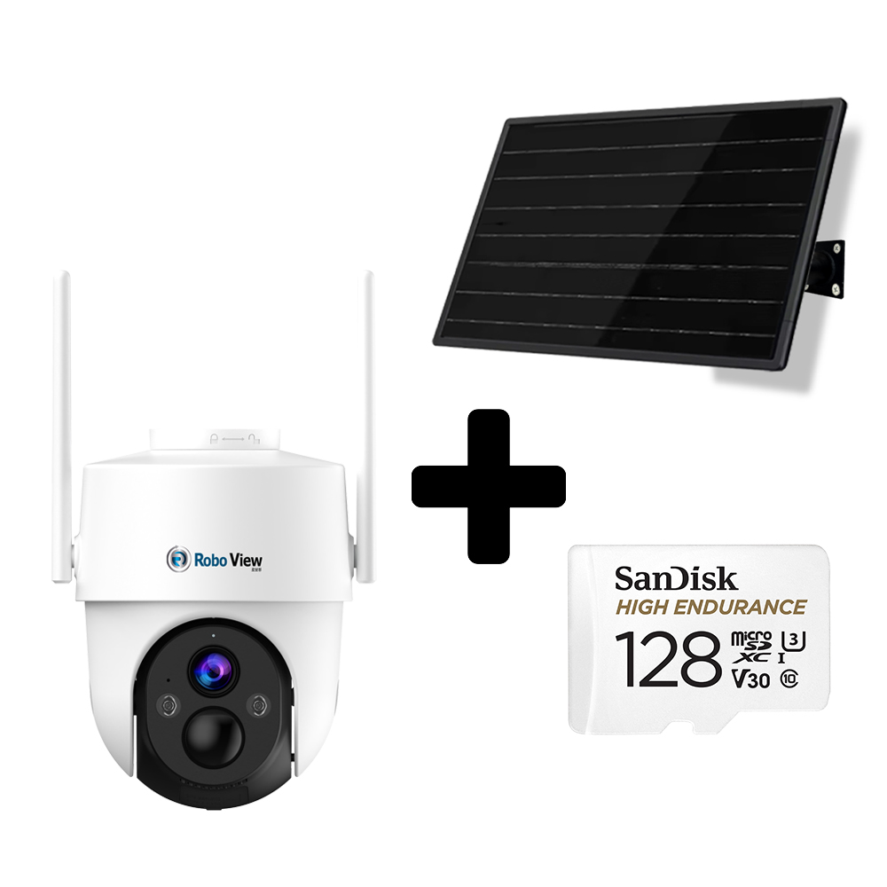글로벌아이넷 로보뷰 S11+24W+128GB 4G LTE 상시녹화 CCTV 무선 배터리 - 상품 이미지
