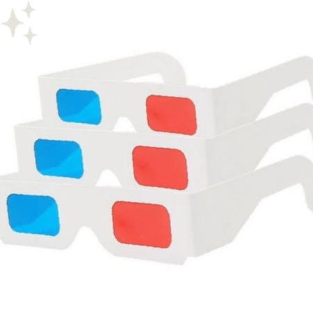 입체영상감상 적청방식 종이재질 영화관람 교육자료 저렴한 다회관람 학습보조