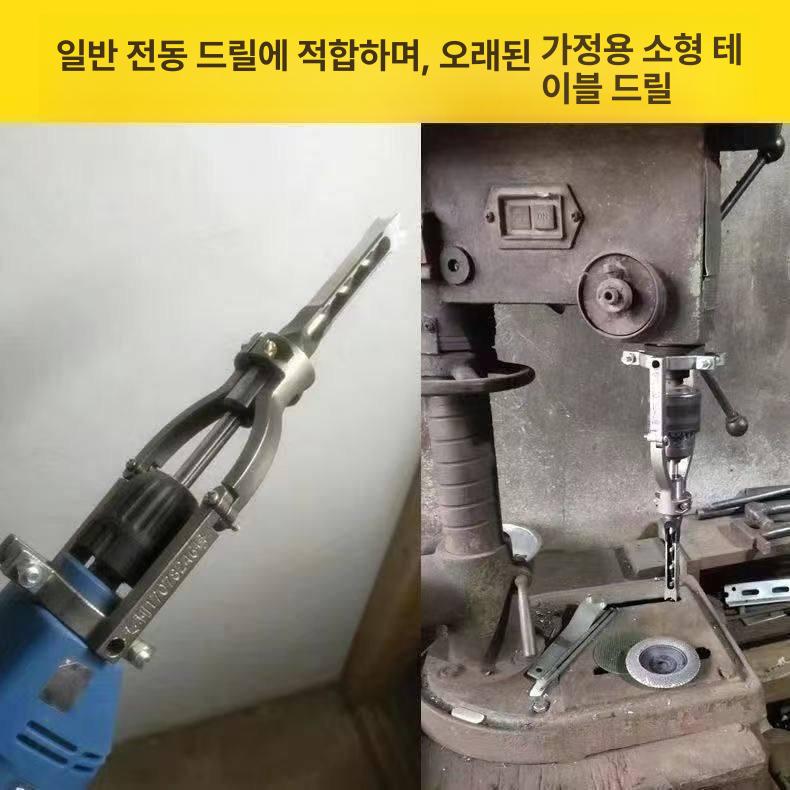 벤치드릴 핸드드릴 스탠드 핸드각끌기 각끌기계 고정 아연도금 - 상세 이미지 4