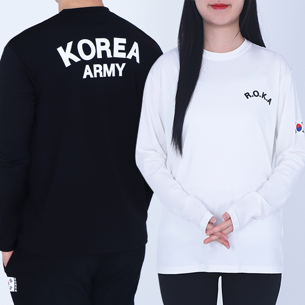 코리아 아미 티셔츠 로카티 긴팔 - 상품 이미지