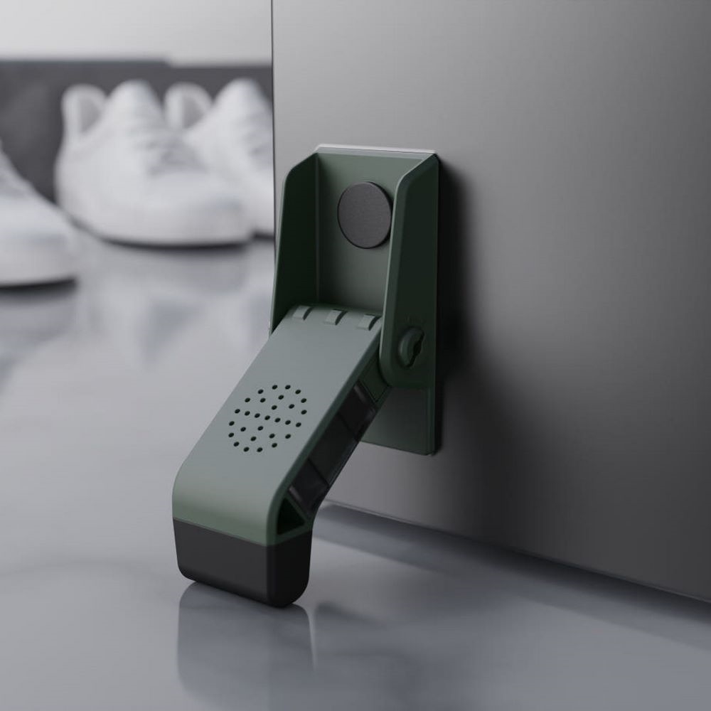 무타공 도어스토퍼 현관 말발굽 반자동 힙톡