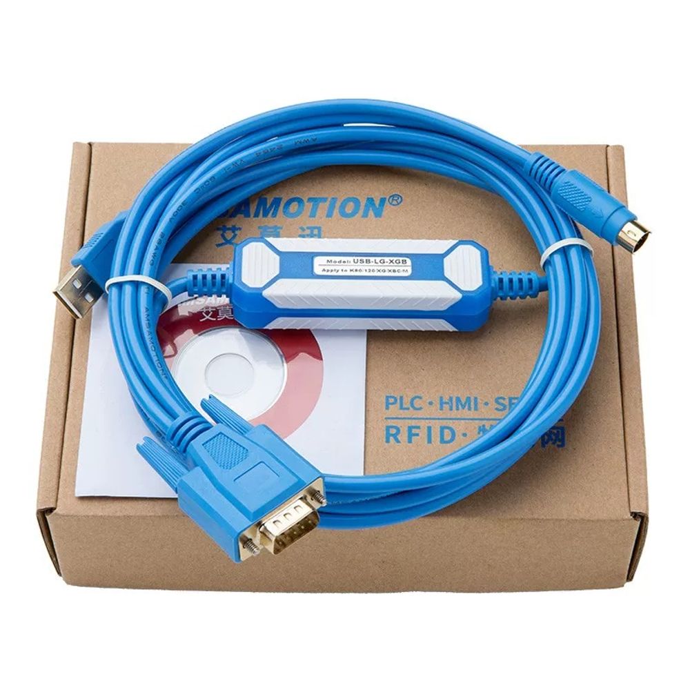PLC 프로그래밍 케이블 통신 USB 다운로드 시리즈 블랙 - 상품 이미지
